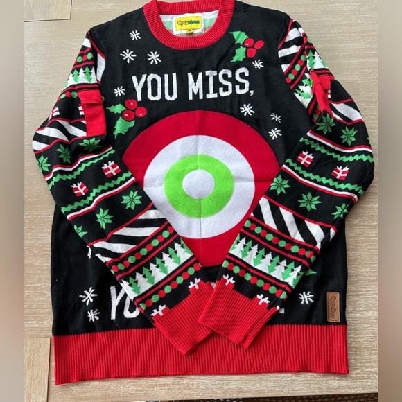 Hilarious Tipsy Elves Drinking Game Ugly Holiday Sweater - Picture 3 of 13